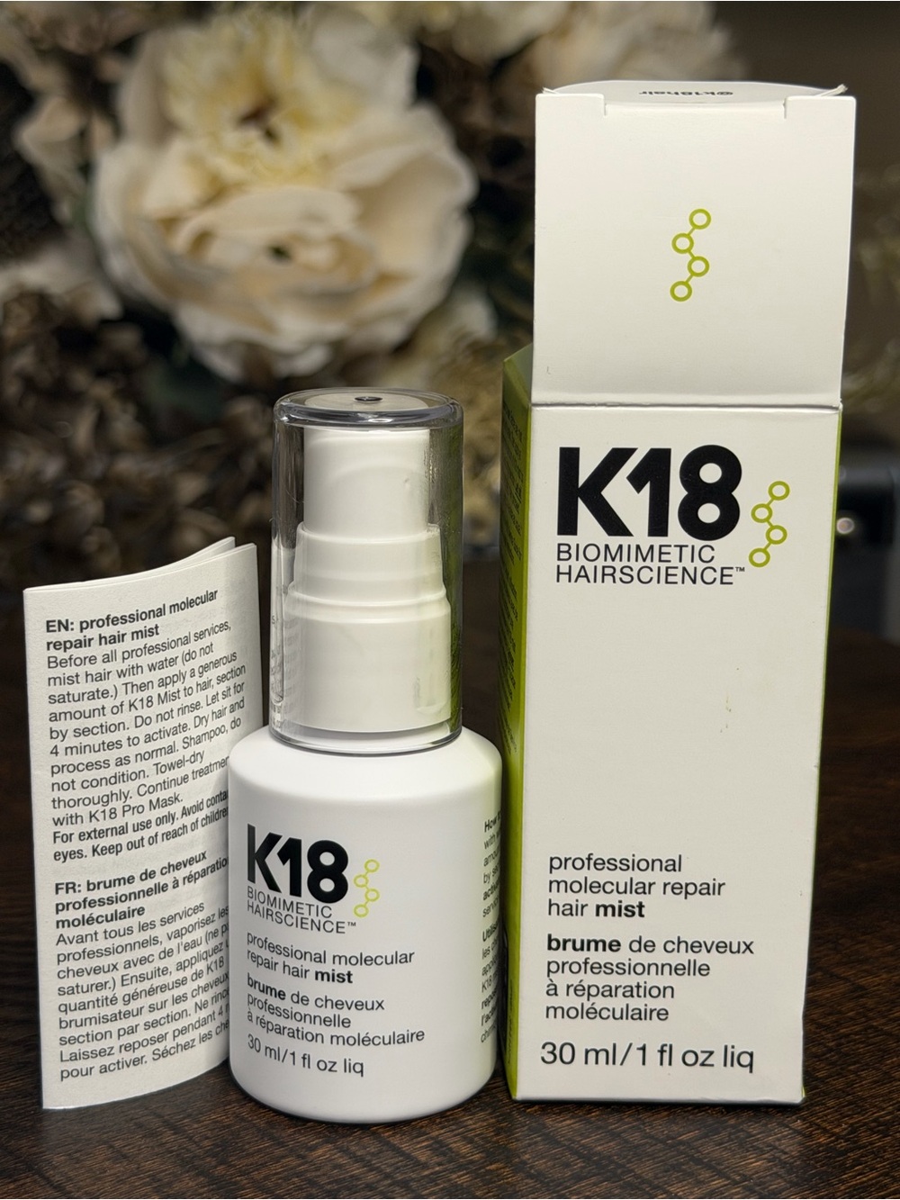 K18 Professional Molecular Repair Hair Mist —NEW 30ml
